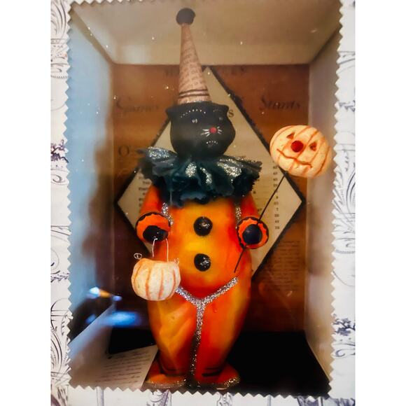 Bethany Lowe Other - RARE limited Halloween cat ruff magic wand creepy pumpkin bucket Bethany FAUST